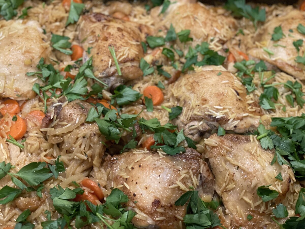 Chicken and Orzo